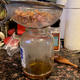 Draining schmaltz from gribenes
